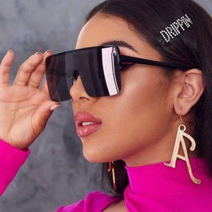 Flat Top Shield Sunglasses